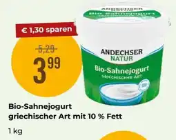 Martin Reformstark Bio-Sahnejogurt griechischer Art mit 10 % Fett Angebot