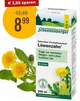 Martin Reformstark Naturreiner Frischpflanzensaft Löwenzahn Angebot