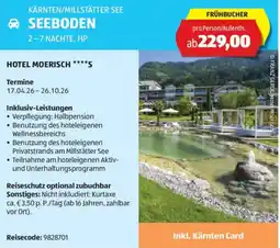 Hofer Reisen Kärnten/millstätter see seeboden Angebot