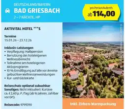 Hofer Reisen Deutschland/bayern bad griesbach Angebot