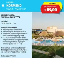 Hofer Reisen Ungarn körmend 1 nacht – 7 nächte, hp Angebot