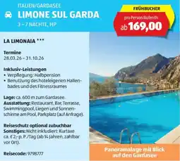 Hofer Reisen Italien/gardasee limone sul garda Angebot