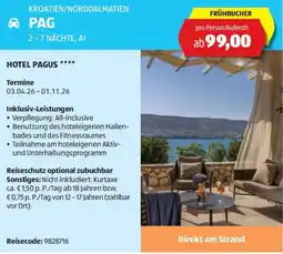 Hofer Reisen Kroatien/norddalmatien pag Angebot