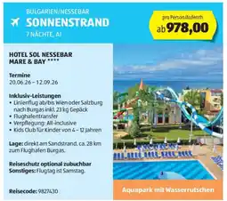 Hofer Reisen Bulgarien/nessebar sonnenstrand Angebot