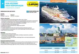 Hofer Reisen City-trip & kreuzfahrt von helsinki nach kopenhagen Angebot
