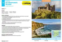 Hofer Reisen Rundreise die höhepunkte irlands Angebot