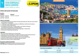 Hofer Reisen Rundreise/grossbritannien von cornwall nach london Angebot