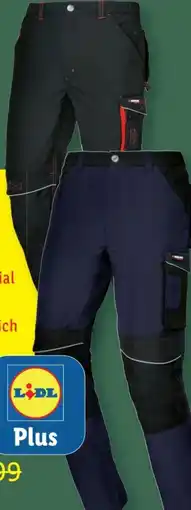 Lidl Parkside Performance Herren Arbeitsbundhose Stretch Angebot