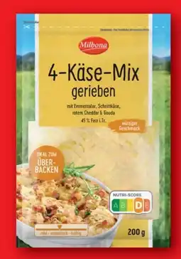 Lidl Milbona 4-Käse-Mischung Angebot