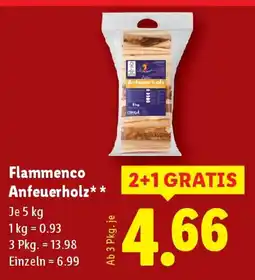 Lidl Flammenco Anfeuerholz Angebot