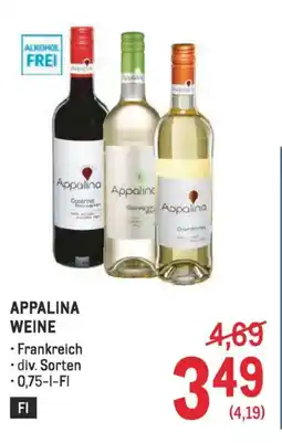 Metro Appalina weine Angebot