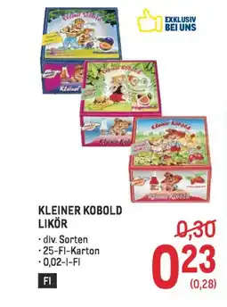Metro Kleiner kobold likör Angebot