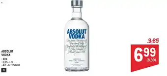 Absolut vodka
