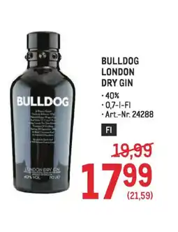 Metro Bulldog london dry gin Angebot
