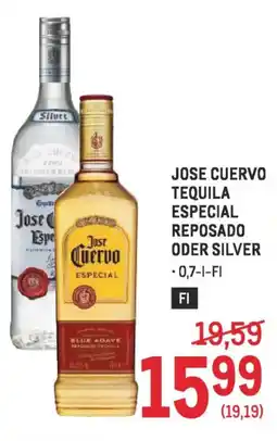 Metro Jose cuervo tequila especial reposado oder silver Angebot
