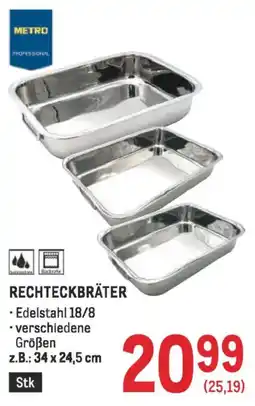 Metro Rechteckbräter Angebot