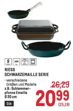 Metro Riess schwarzemaille serie Angebot
