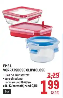 Metro Emsa vorratsdose clip&close Angebot