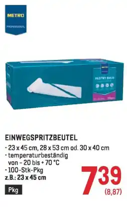 Metro Einwegspritzbeutel Angebot