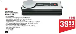 Metro Gastroback design vakuumierer advanced scale Angebot