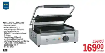Metro Kontaktgrill gpg1202 Angebot