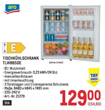 Metro Tischkühlschrank tlw8650e Angebot