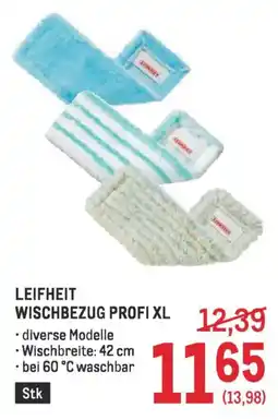 Metro Leifheit wischbezug profi xl Angebot