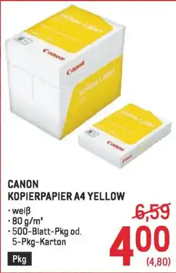 Metro Canon kopierpapier a4 yellow Angebot