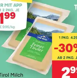 MPreis Tirol Milch Feiner Tiroler Angebot