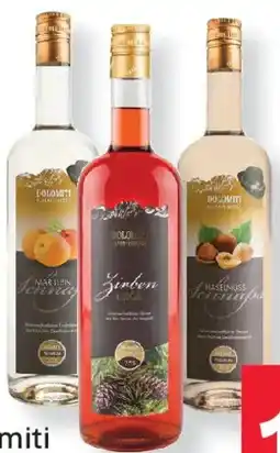 MPreis Dolomiti Schnäpse Angebot