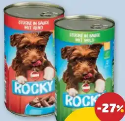 PENNY Rocky Hunde-Nassfutter Angebot