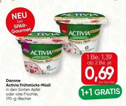 Spar Activia Frühstücks-Müsli Angebot