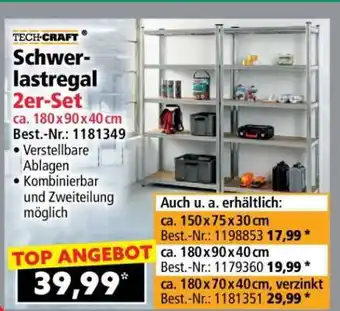 Schwerlastregal 2er-Set