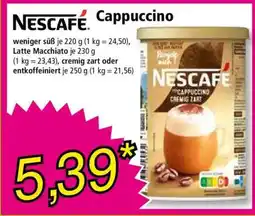 Norma Nescafé Cappuccino Angebot