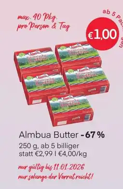 MPreis Almbua Butter Angebot