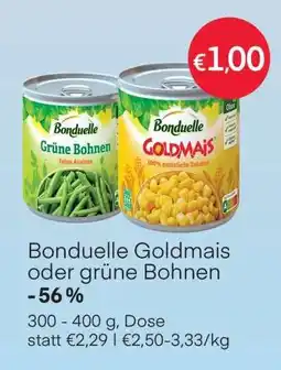 MPreis Bonduelle Goldmais oder grüne Bohnen Angebot