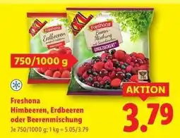 Lidl Freshona Himbeeren, Erdbeeren oder Beerenmischung Angebot