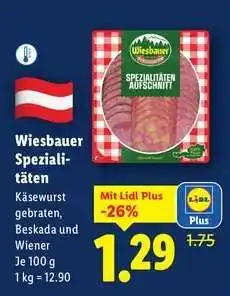 Lidl Wiesbauer Spezialitäten Angebot