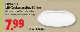 Lidl LIVARNO LED-Deckenleuchte, Ø 31 cm Angebot
