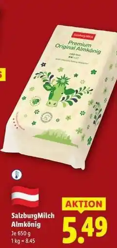 Lidl SalzburgMilch Almkönig Angebot
