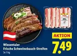 Lidl WIESENTALER Frische Schweinebauch-Streifen Angebot