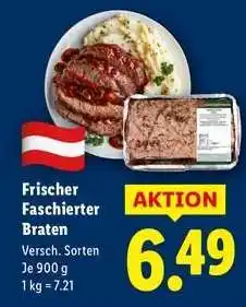 Lidl Frischer Faschierter Braten Angebot