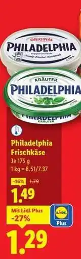 Lidl Philadelphia Frischkäse Angebot