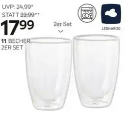 XXXLutz Becher, 2er set Angebot