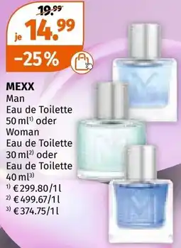 Müller MEXX Man Eau de Toilette Angebot