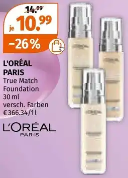 Müller L'ORÉAL PARIS True Match Foundation Angebot