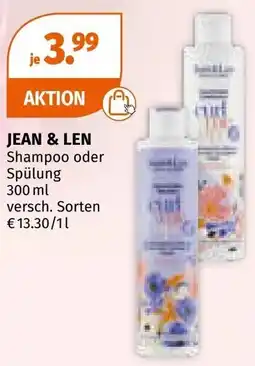 Müller JEAN & LEN Shampoo oder Spülung Angebot