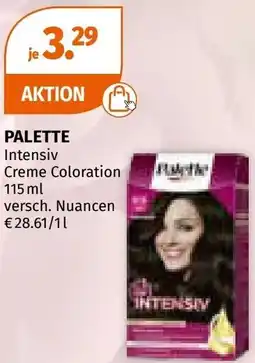 Müller PALETTE Intensiv Creme Coloration Angebot
