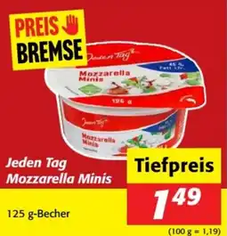 Nah&Frisch Jeden Tag Mozzarella Minis Angebot