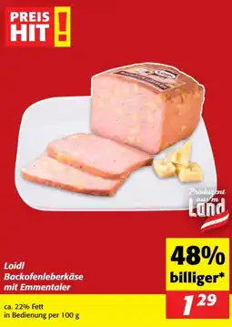 Nah&Frisch Loidl Backofenleberkäse mit Emmentaler Angebot
